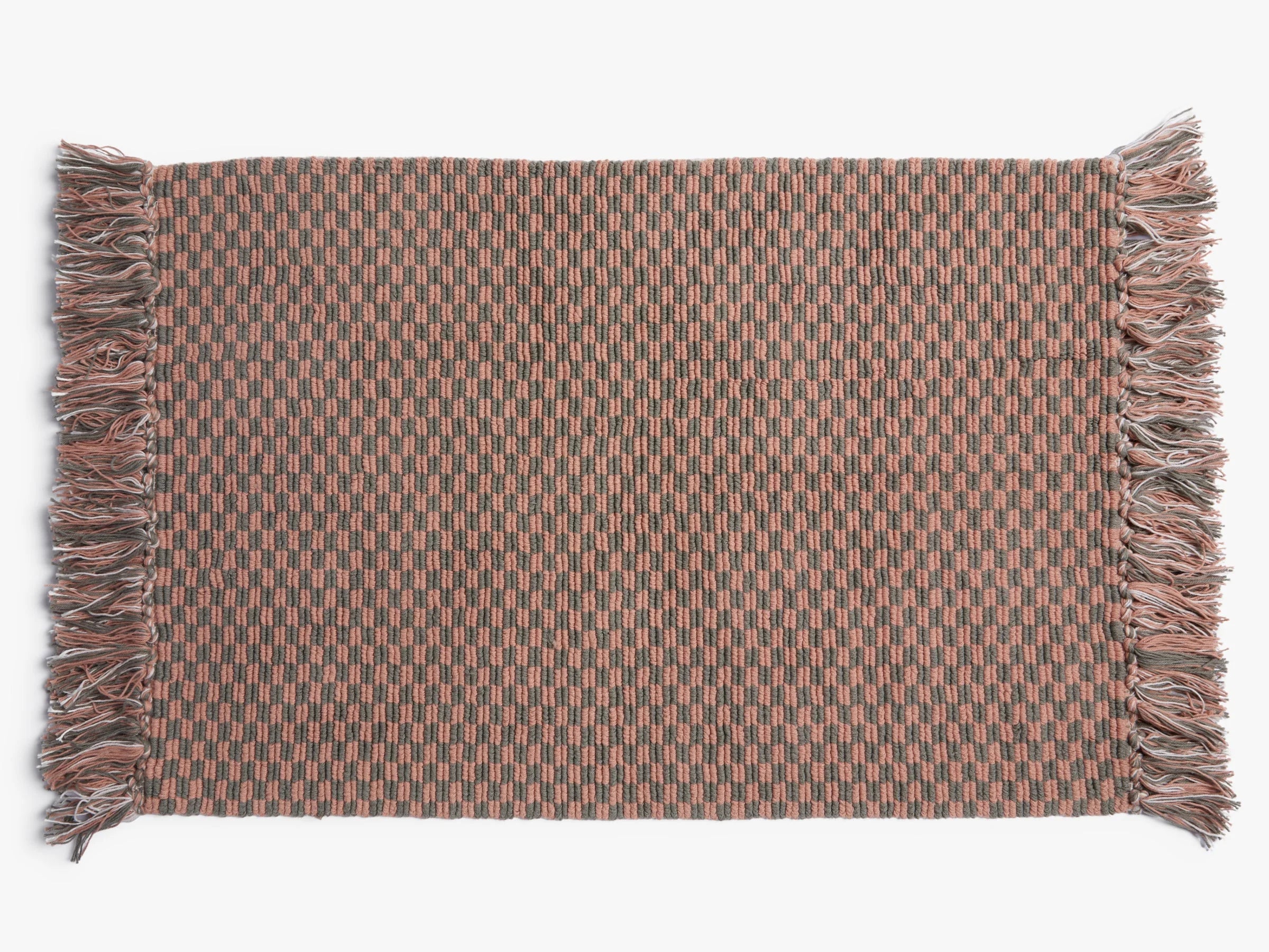 MONARCH™ Organic Checkered Bath Rug