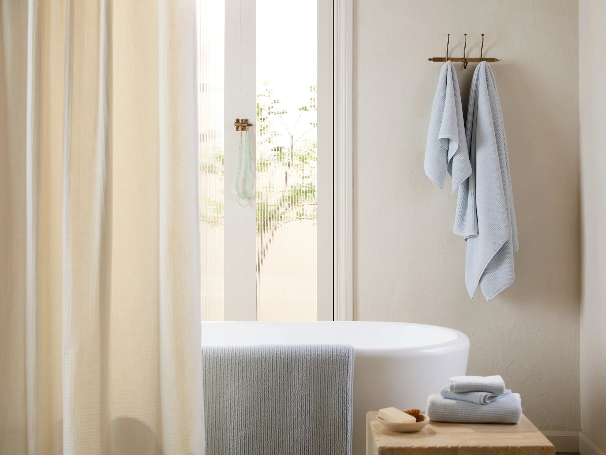 MONARCH™  Sky Soft Rib Hand Towel