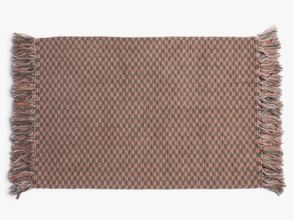 MONARCH™ Organic Checkered Bath Rug