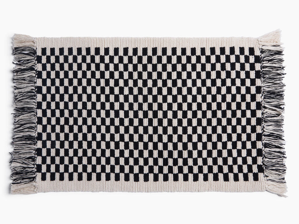 MONARCH™ Organic Checkered Bath Rug