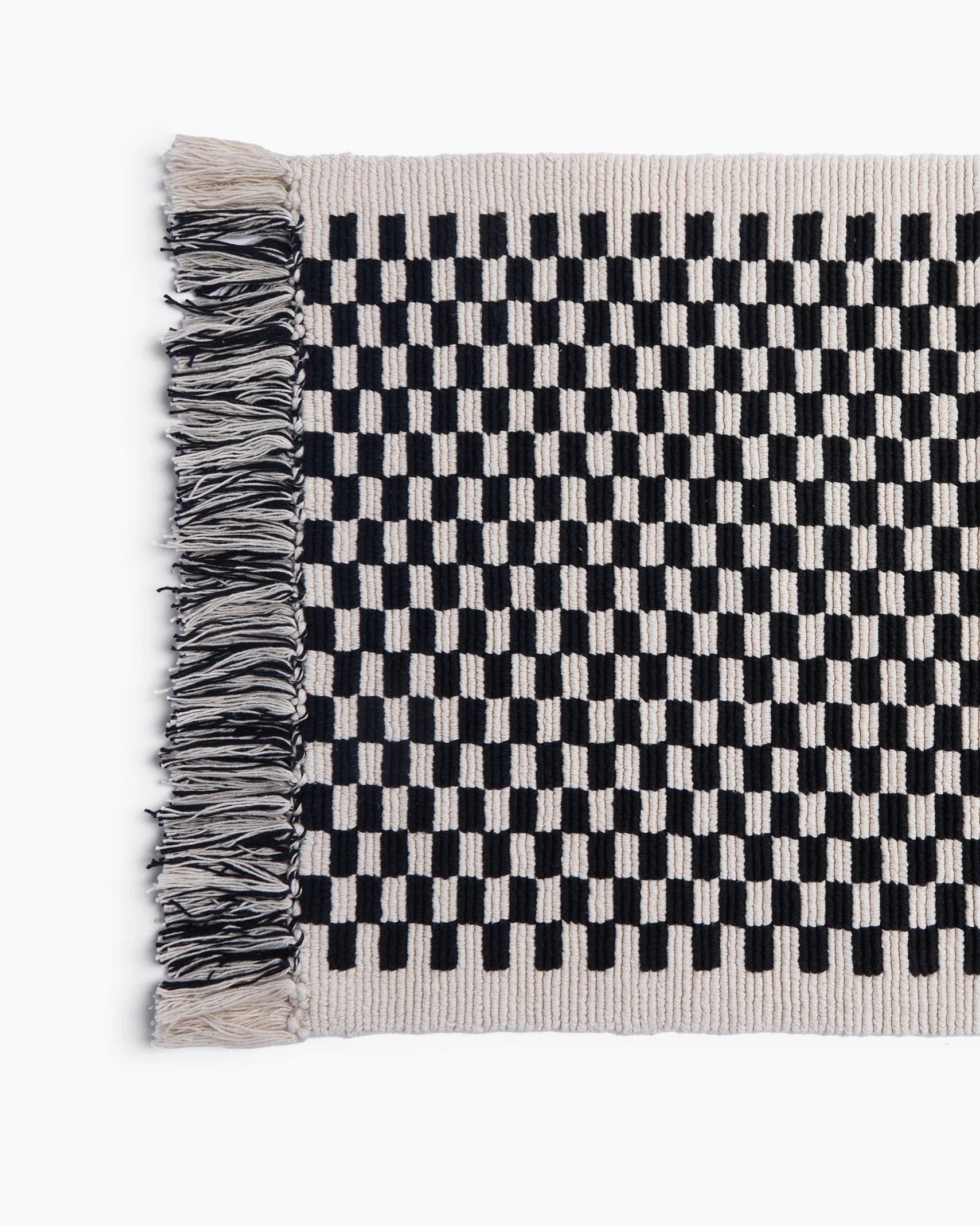 MONARCH™ Organic Checkered Bath Rug
